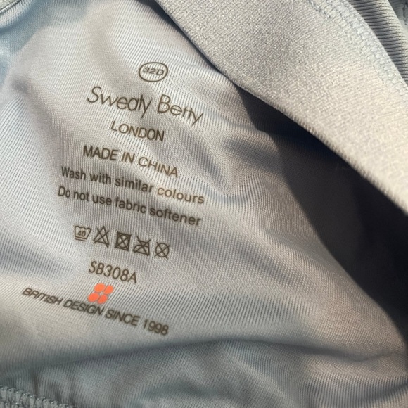 Sweaty Betty Light Blue Sports Bra - Picture 2 of 3